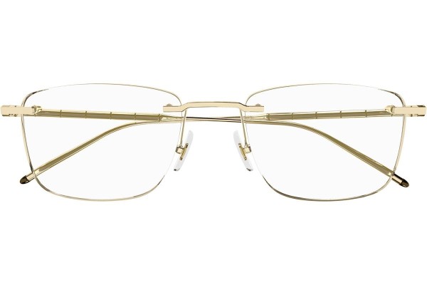 Okulary korekcyjne Mont Blanc MB0215O 001 Prostokątne Złote