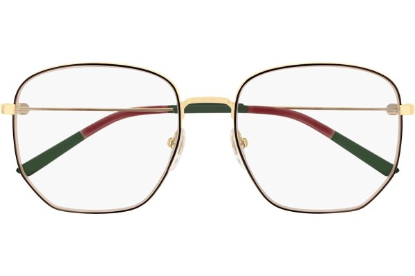 Okulary korekcyjne Gucci GG0396O 001 Kwadratowe Złote