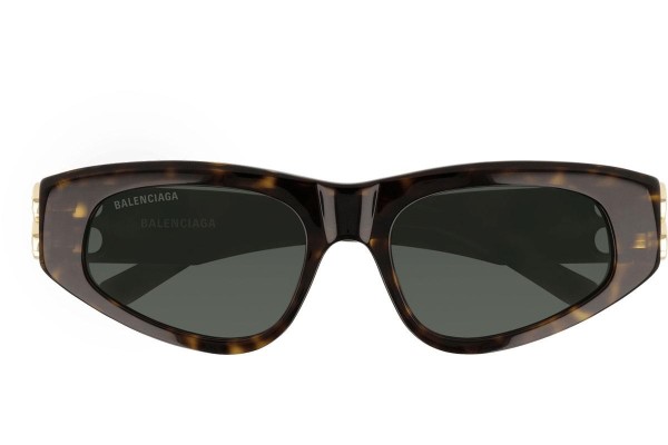 Okulary przeciwsłoneczne Balenciaga BB0095S 002 Kocie oczy Havana