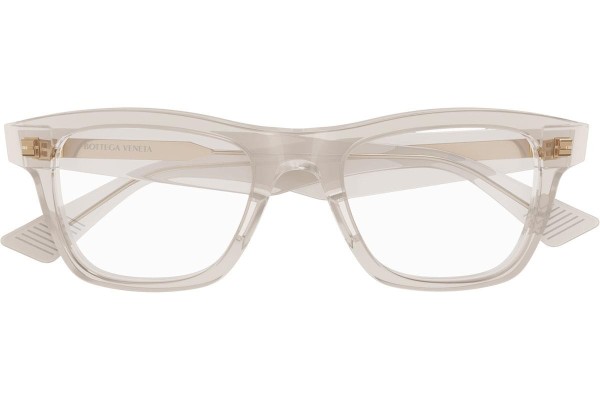 Okulary korekcyjne Bottega Veneta BV1120O 003 Kwadratowe Szare