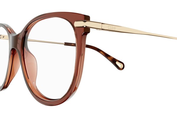 Glasses Chloe CH0058OA 002 Kocie oczy Brązowe