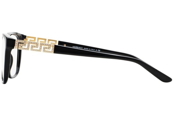 Okulary korekcyjne Versace VE3192B GB1 Kwadratowe Czarne