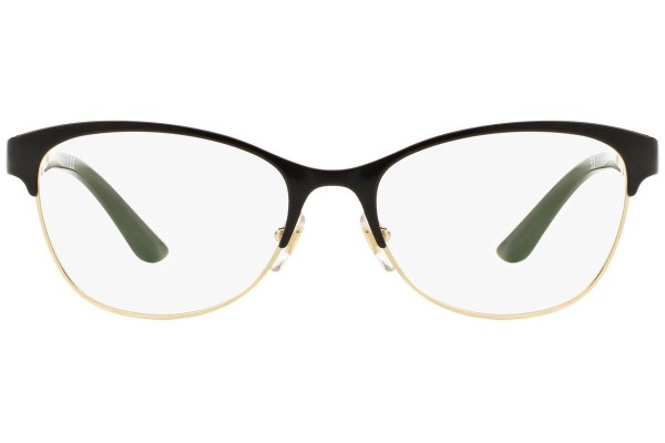 Okulary korekcyjne Versace VE1233Q 1366 Kocie oczy Czarne