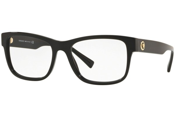 Okulary korekcyjne Versace VE3266 GB1 Kwadratowe Czarne
