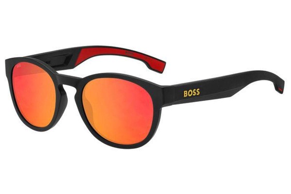 Okulary przeciwsłoneczne BOSS BOSS1452/S PGC/UZ Okrągłe Czarne