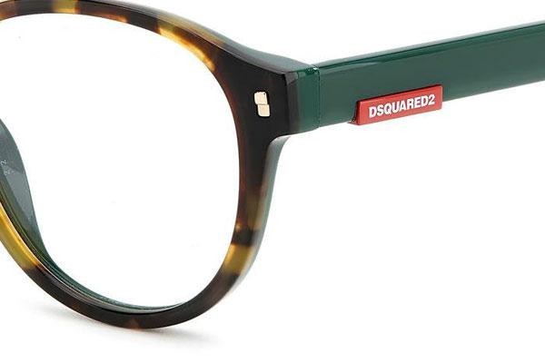 Okulary korekcyjne Dsquared2 D20049 PHW Okrągłe Havana