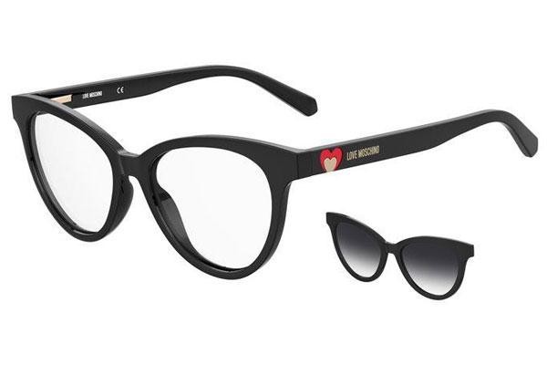 szemüvegeinket Love Moschino MOL051/CS 807/9O Cat Eye Fekete