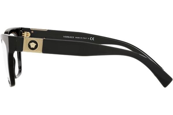 Okulary korekcyjne Versace VE3294 GB1 Kocie oczy Czarne