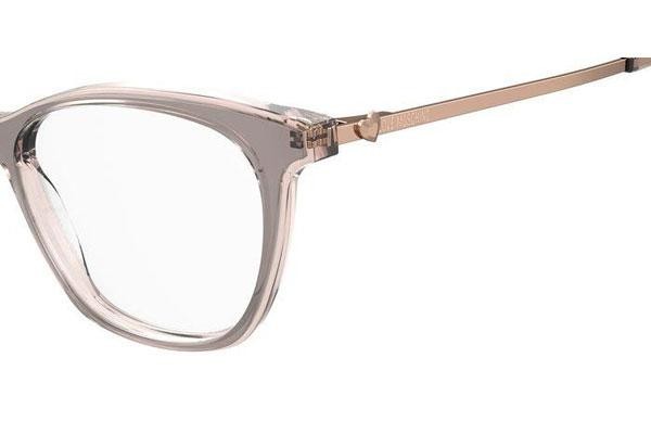 Okulary korekcyjne Love Moschino MOL579 7HH Kocie oczy Szare