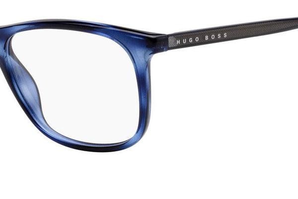 Okulary korekcyjne BOSS BOSS0966 38I Prostokątne Niebieskie