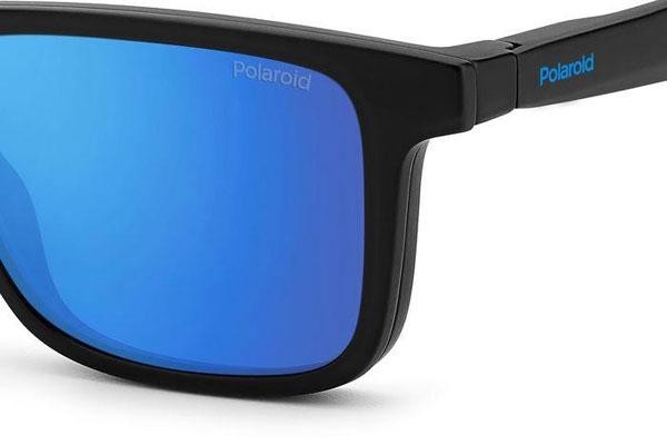 Okulary korekcyjne Polaroid PLD2131/CS 0VK/5X Polarized Prostokątne Czarne