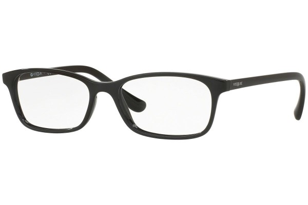 Okulary korekcyjne Vogue Eyewear Light and Shine Collection VO5053 W44 Prostokątne Czarne