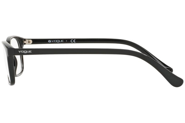 Okulary korekcyjne Vogue Eyewear Light and Shine Collection VO5053 W44 Prostokątne Czarne