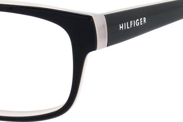 Okulary korekcyjne Tommy Hilfiger TH1018 HDA Prostokątne Czarne