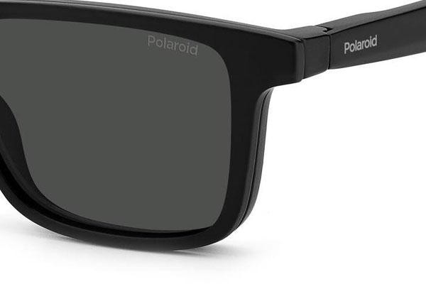 Okulary korekcyjne Polaroid PLD2131/CS 003/M9 Polarized Prostokątne Czarne