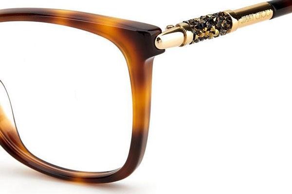 Okulary korekcyjne Jimmy Choo JC294/G 086 Kwadratowe Havana