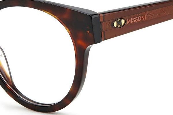 Очила M Missoni MMI0130 086 Заоблени Хавана