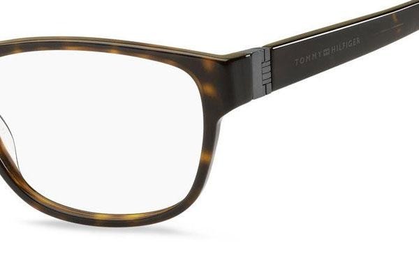 Okulary korekcyjne Tommy Hilfiger TH1872 086 Kwadratowe Havana