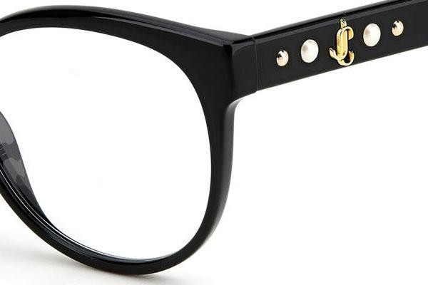 Okulary korekcyjne Jimmy Choo JC336 807 Kocie oczy Czarne