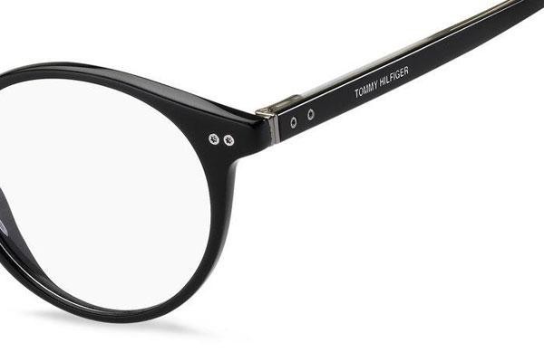 Okulary korekcyjne Tommy Hilfiger TH1813 807 Okrągłe Czarne