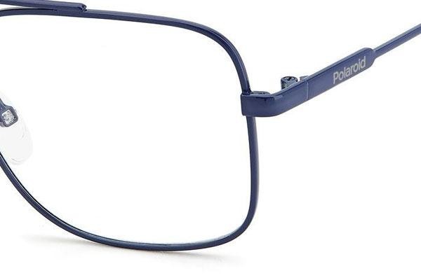 Okulary korekcyjne Polaroid PLDD451 PJP Pilotki (Aviator) Niebieskie
