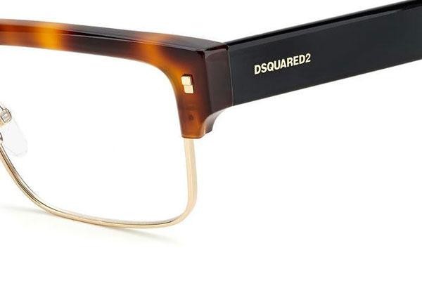 Okulary korekcyjne Dsquared2 D20020 2IK Browline Havana