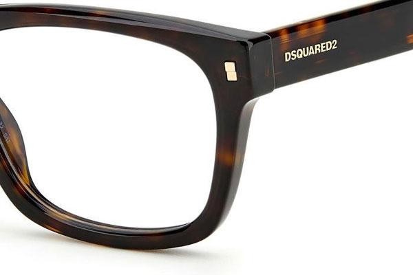 szemüvegeinket Dsquared2 D20021 086 Szogletes Havana