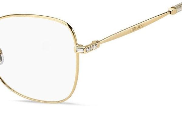 Okulary korekcyjne Jimmy Choo JC286/G J5G Kocie oczy Złote