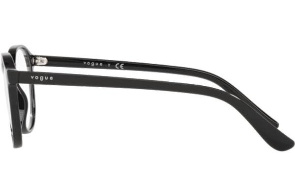 Okulary korekcyjne Vogue Eyewear VO5372 W44 Okrągłe Czarne