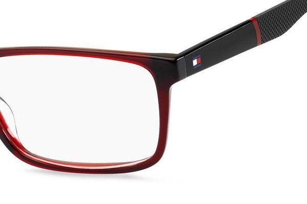 Okulary korekcyjne Tommy Hilfiger TH1909 C9A Prostokątne Czerwone