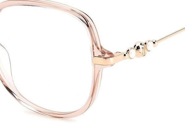 Okulary korekcyjne Jimmy Choo JC356 FWM Kwadratowe Różowe