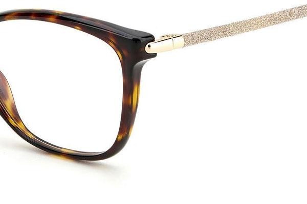 Okulary korekcyjne Jimmy Choo JC320 086 Kwadratowe Havana