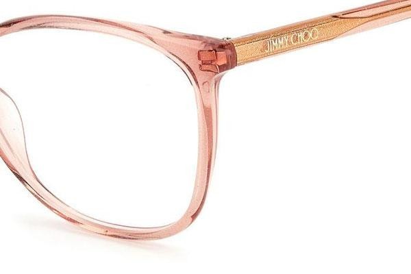 Brillen Jimmy Choo JC343 W66 Ronde Roze