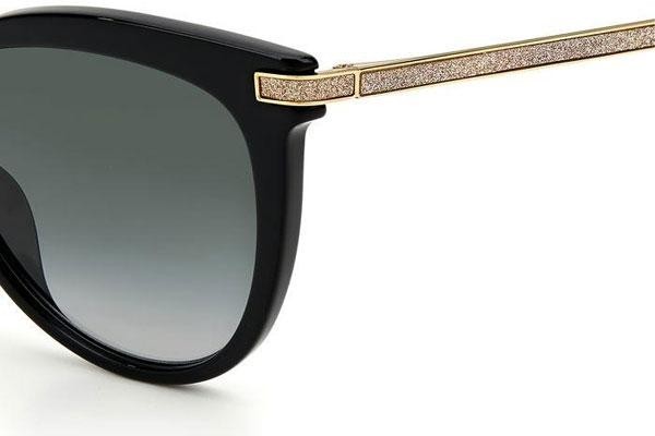 Okulary przeciwsłoneczne Jimmy Choo AXELLE/G/S 807/9O Kocie oczy Czarne