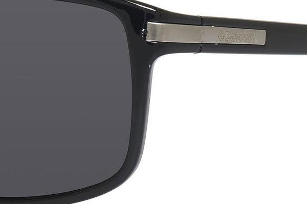 Okulary przeciwsłoneczne Polaroid PLD2019/S D28/Y2 Polarized Kwadratowe Czarne