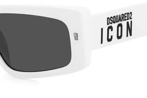 Okulary przeciwsłoneczne Dsquared2 ICON0007/S VK6/IR Kocie oczy Białe