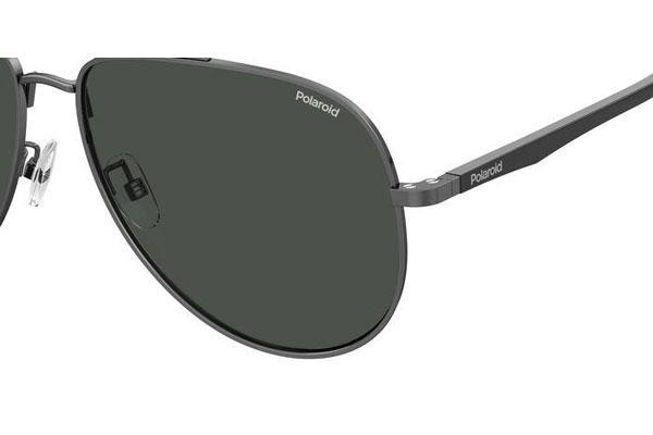 Okulary przeciwsłoneczne Polaroid PLD2105/G/S V81/M9 Polarized Pilotki (Aviator) Szare
