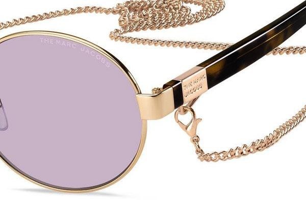 Okulary przeciwsłoneczne Marc Jacobs MARC497/G/S DDB/UR Owalne Złote