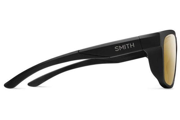 Okulary przeciwsłoneczne Smith Barra 003/QE Polarized Kwadratowe Czarne