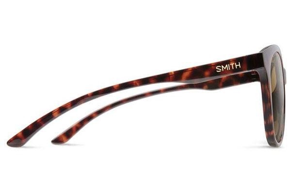 Okulary przeciwsłoneczne Smith BAYSIDE 086/L5 Polarized Okrągłe Havana