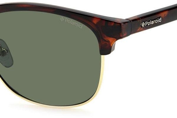 Ochelari de soare Polaroid PLD1012/S PR6/H8 Polarized Browline Havana