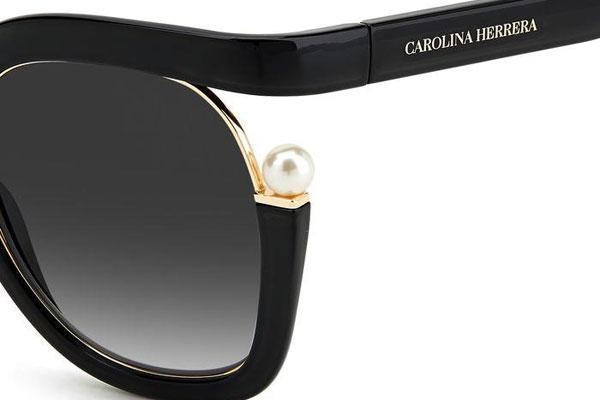 Ochelari de soare Carolina Herrera CH0003/S 807/9O Rotunzi Negri