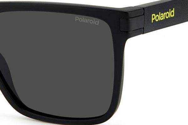 Okulary przeciwsłoneczne Polaroid PLD2128/S PGC/M9 Polarized Kwadratowe Czarne