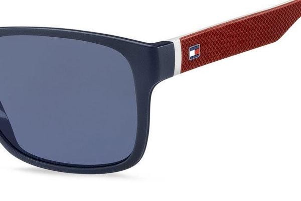 Ochelari de soare Tommy Hilfiger TH1718/S 8RU/KU Pătrați Albaștri