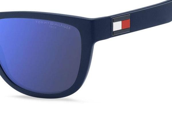 Okulary przeciwsłoneczne Tommy Hilfiger TH1557/S FLL/ZS Prostokątne Niebieskie
