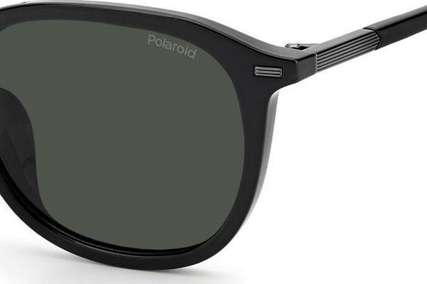 Okulary przeciwsłoneczne Polaroid PLD2115/F/S 807/M9 Polarized Okrągłe Czarne