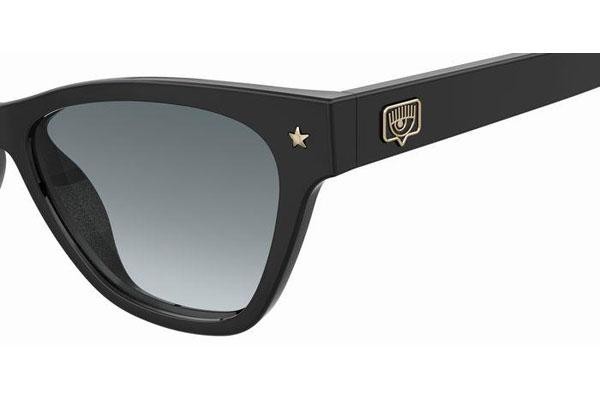 Okulary przeciwsłoneczne Chiara Ferragni CF1020/S 807/9O Kocie oczy Czarne