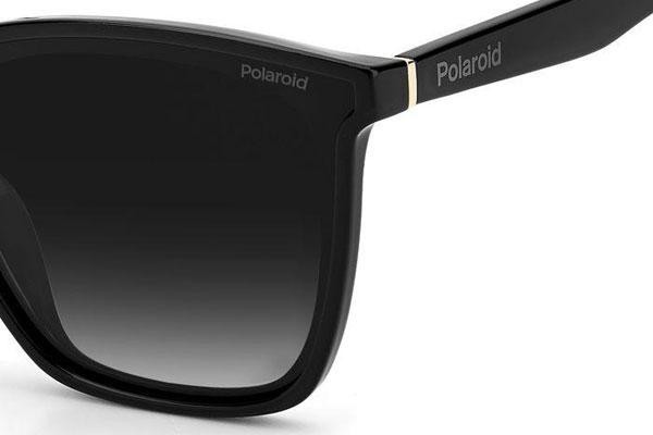 Aurinkolasit Polaroid PLD6163/F/S 807/WJ Polarized Kulmikkaat Musta