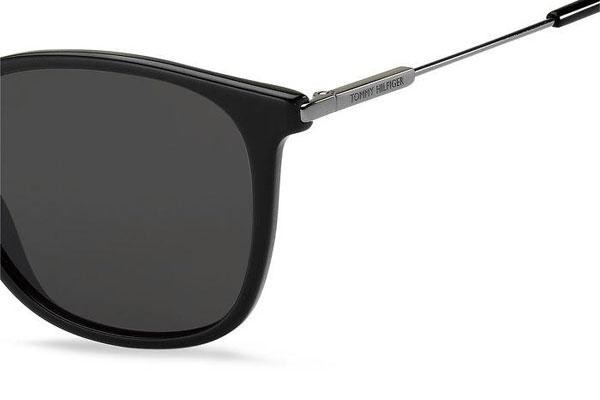 Okulary przeciwsłoneczne Tommy Hilfiger TH1764/S 807/IR Okrągłe Czarne