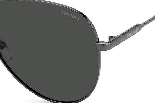 Okulary przeciwsłoneczne Polaroid PLD6187/S KJ1/M9 Polarized Pilotki (Aviator) Szare